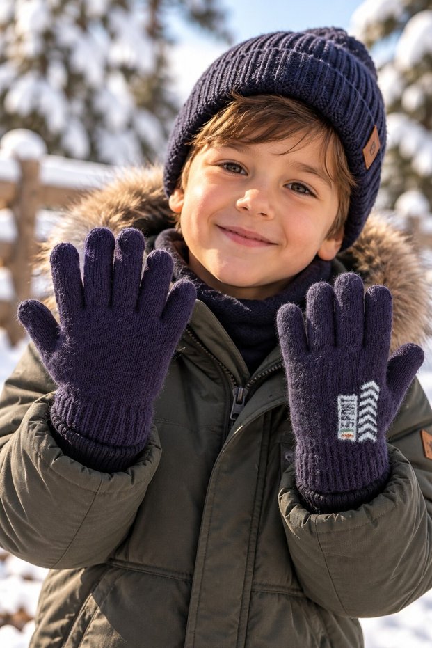 KITTI K26235-11 GIRLS' 5–9 YEARS SOFT GLOVES