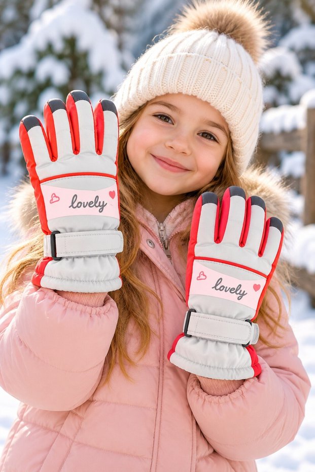 KITTI K421-22 GIRLS' 4-7 SNOW SKIING GLOVES