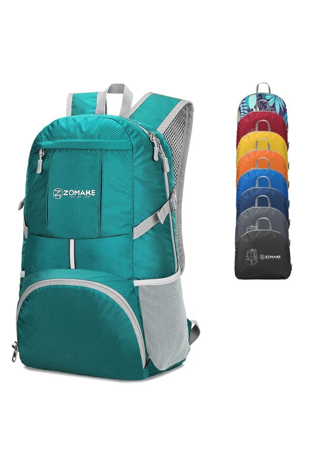 Hiking Daypack, 35L Foldable Backpack - Packable Backpack Lightweight Travel Backpack Hiking