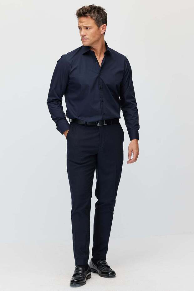 Men's classic fabric pants