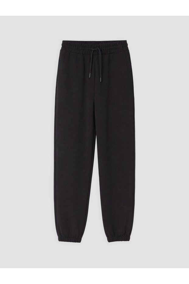 KOOR SPORT Black Women's Thick Jogger Pants, Featuring the ALITA CITY Touch