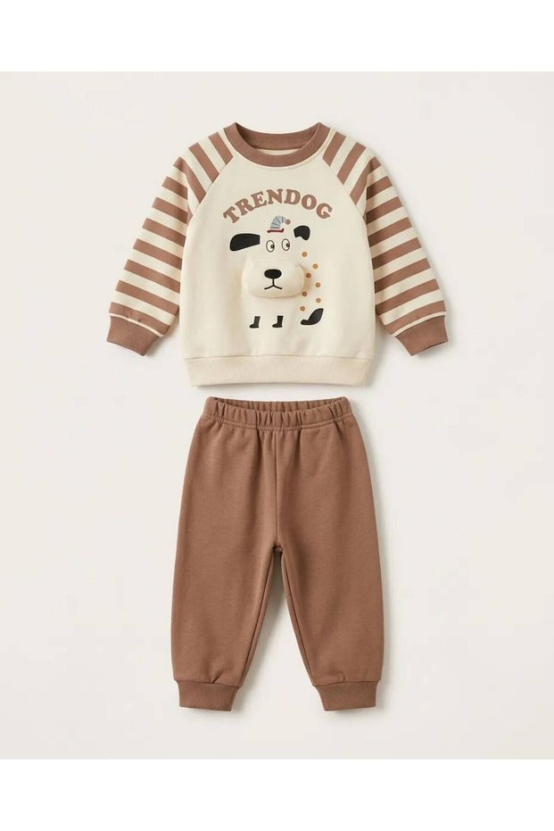 2-Piece Baby Boy Outfit, Cotton, Ages 1, 2, and 3, Transitional Boys' Outfit