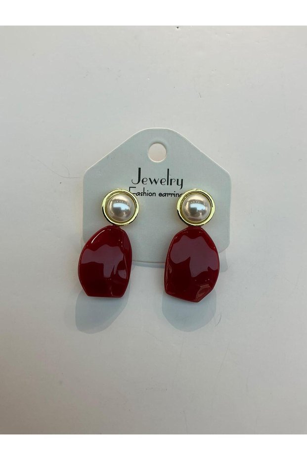 Opal Burgundy Earrings
