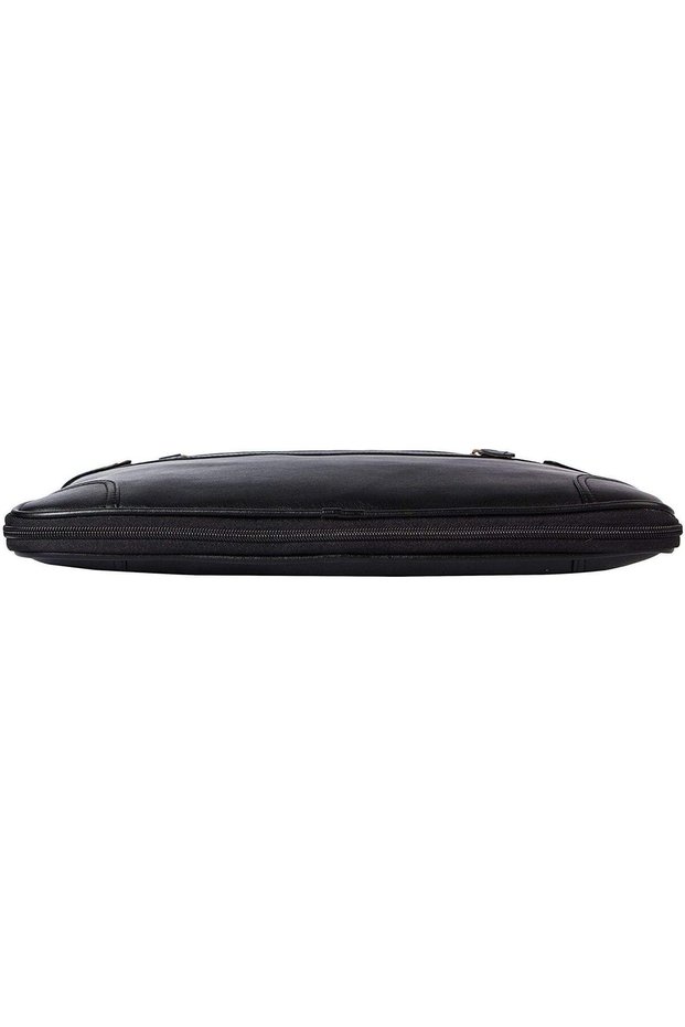 Black Leather laptop bag