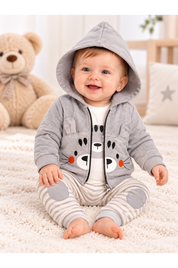 Leopard-Print Baby Boy Outfit