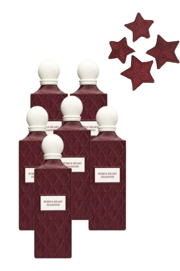 6 قطع Purple Heart Diamond Perfume 200 مل