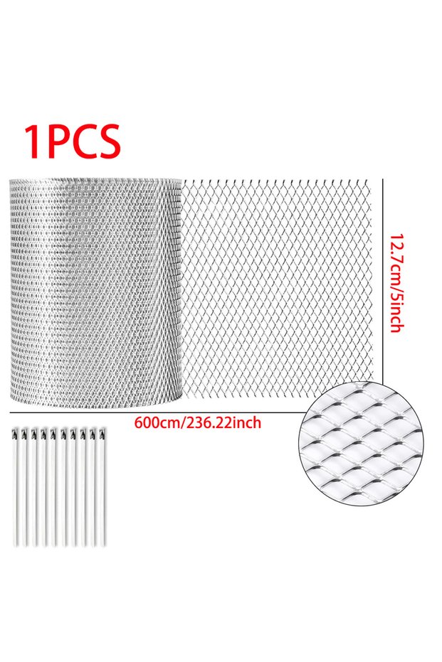 12.7cmx6m 1PCS Guard Aluminum Gutter Guard from Leaves Gutter Covers Screen Leaf Gutter Guard Protec
