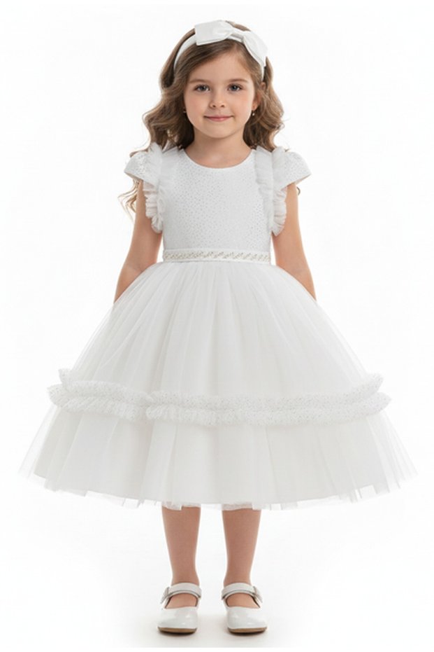 Mini White Glam Dress