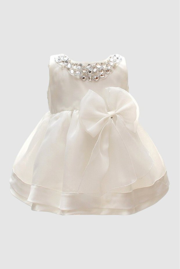 Celestial Baby Gown - White