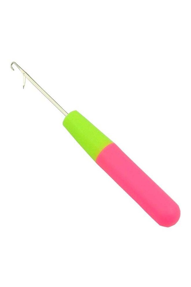 Gex Large Latch Hook Crochet Needle Ventilating Holder And Needles Wig