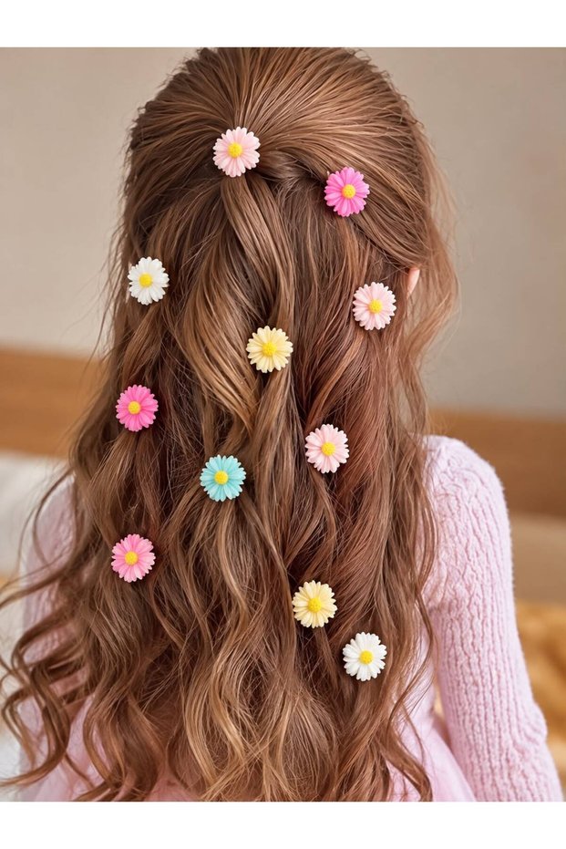 10Pcs Hair Earrings Hair Hoop Hair Ornament Beads