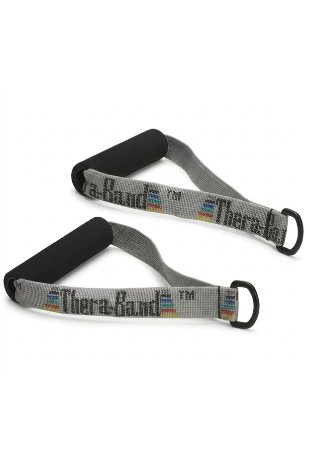 Resistance Band Handles and Exercise Attachments, Foam Grip Pull Handles for Resistance Bands and Tubing, Upper and Lower Body Strength Training, Fitness and Rehabilitation, Multiple Styles