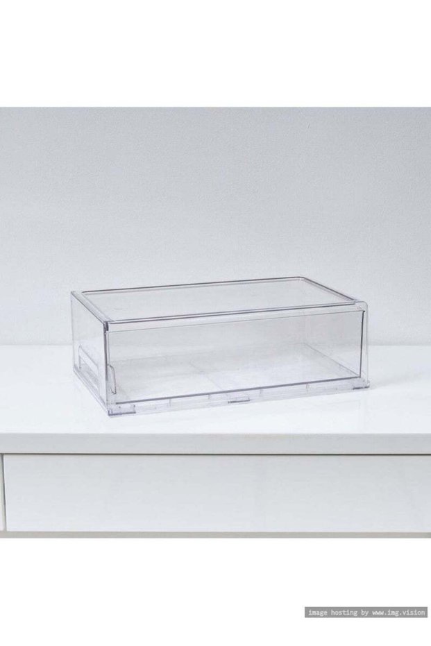 Homesmiths Stackable Storage Drawer Clear 33.7 x 21 x 11 cm