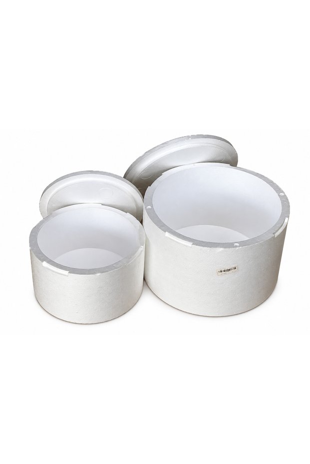 Round Styrofoam Container
