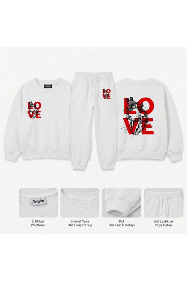 Team Sweatshirt with Anatomical Straps—Printed for Girls, Boys, and Kids—Crew Neck