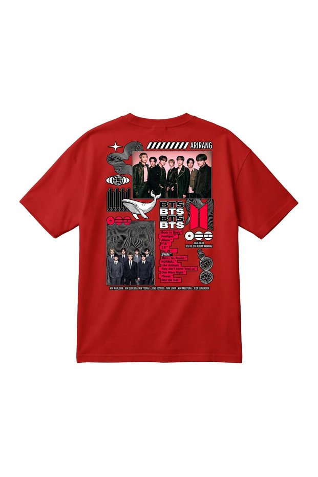 Bts Printed T-Shirt, Oversized Unisex Tee Shirt Kids / Adult