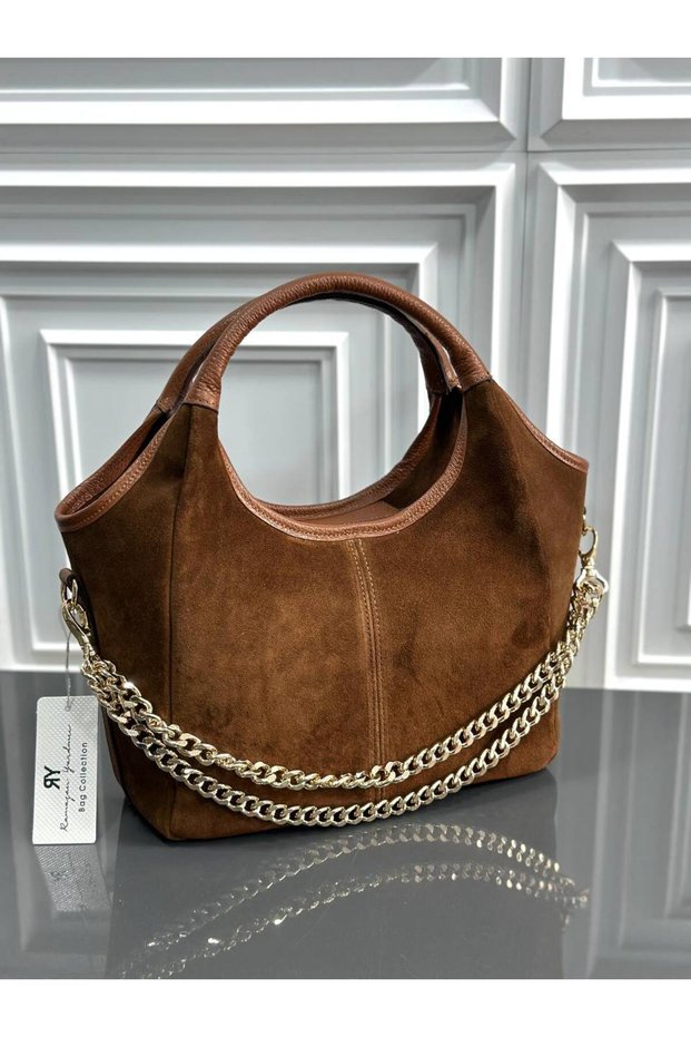 Premium Genuine Suede Leather Women's Handbag