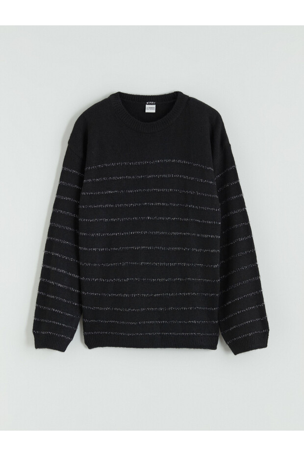 Zero Roba Collar Girl's Knitwear Sweater from Uzg Store for Style Enthusiasts