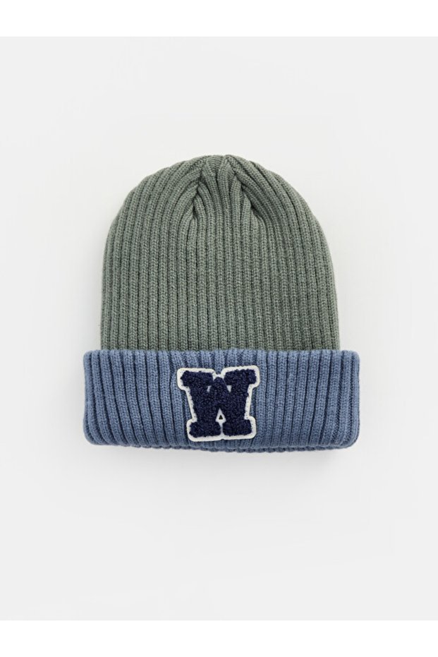 Boys' Beanie with Embroidered "W"