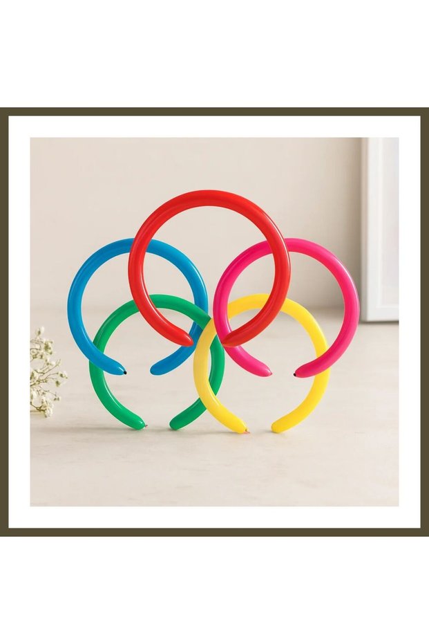 Long Sausage Balloons (2'' / 5 cm), Pack of 100, BX