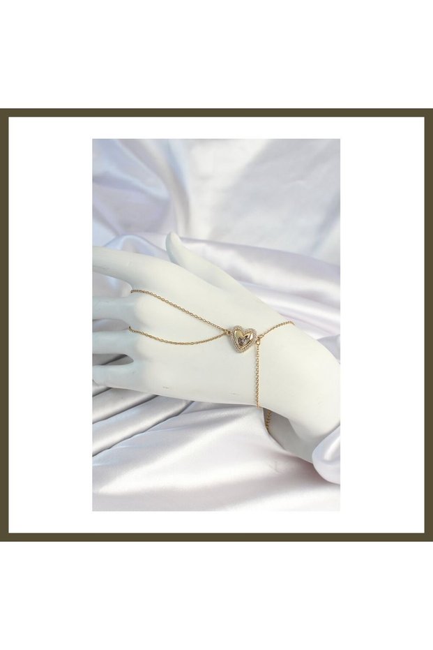 316L Stainless Steel Chain, Gold-Colored, Figurative Şahmeran BX