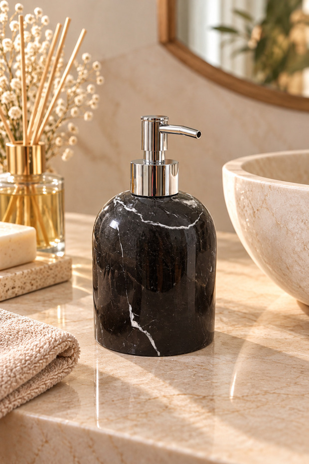Marble Liquid Soap Dispenser | Bathroom Accessory