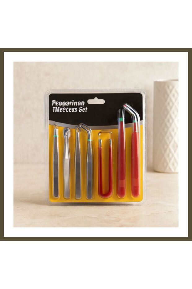 7-Piece Professional Tweezer Set BX