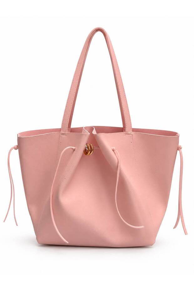 Rosa Accessories Large Women's Shoulder Bag with Detailed Accessory Detail