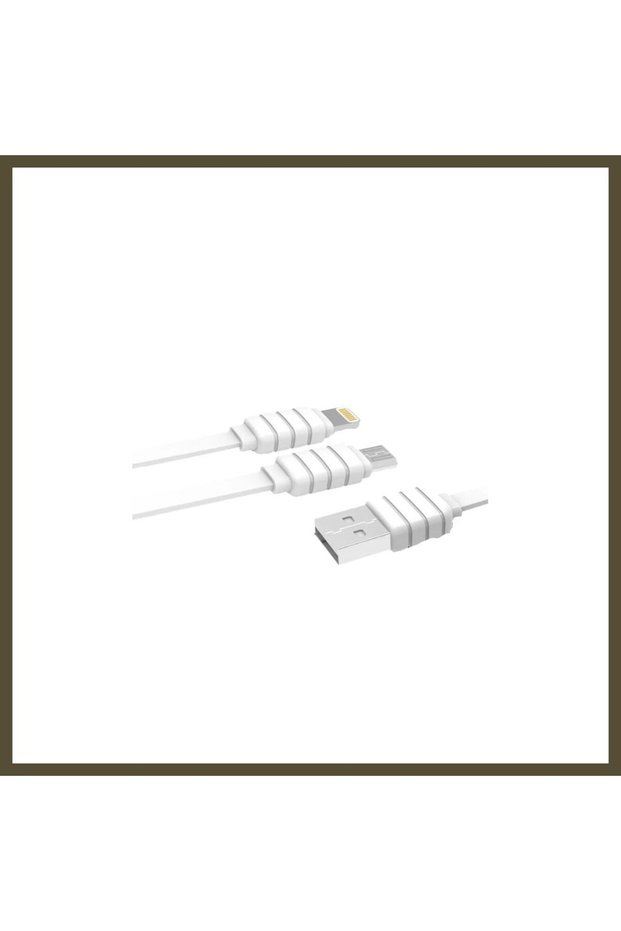 Konfulon S56 2-in-1 (Lightning-Micro USB) Cable 1.2M 2.1A BX