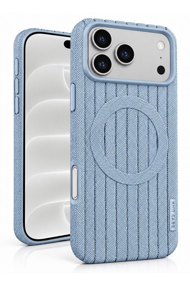 Apple iPhone 18 Pro 5G 2026 Magsafe Knitted Texture TPU Flexweave Woven Fabric Magnetic Case Cover