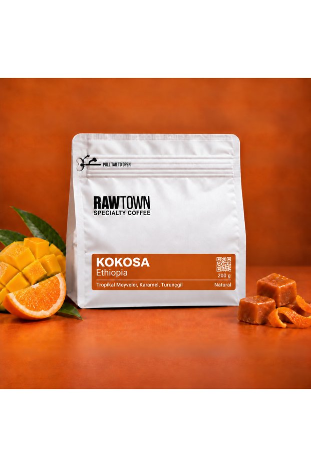 Sidamo Benga Kokosa - Ethiopia - Premium Filter Coffee 200 g - Coffee Beans - Whole Bean Coffee