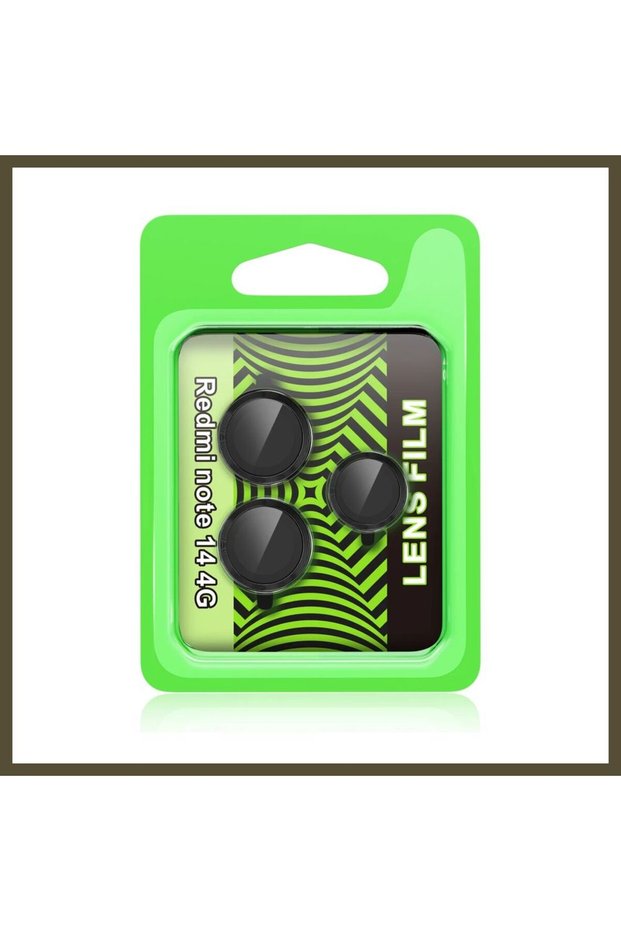 Redmi Note 14 4G-Compatible Raze Metal Camera Lens - Black BX