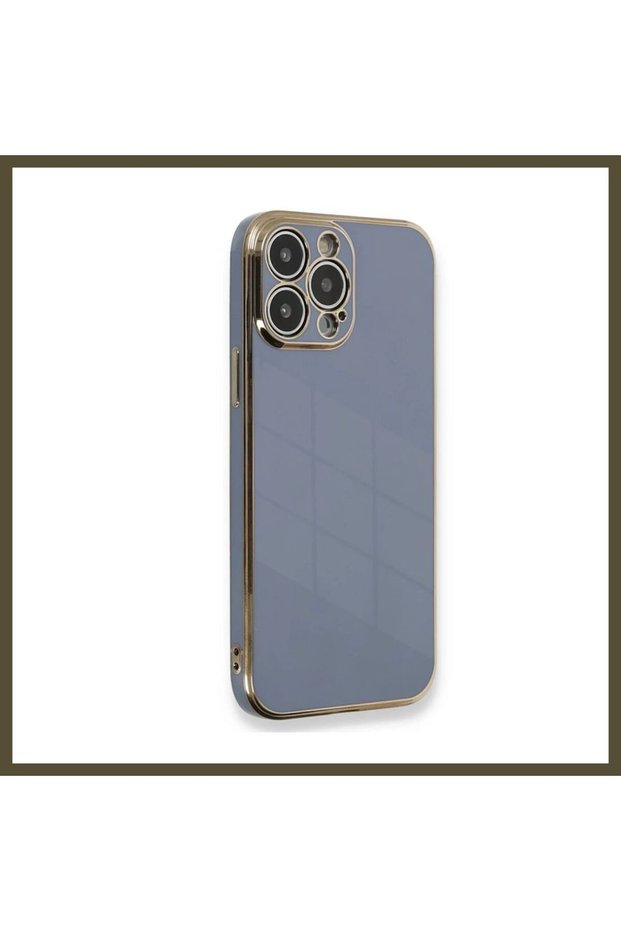 غطاء متوافق مع هاتف iPhone 15 Pro، مصنوع من السيليكون، لون أزرق BX.