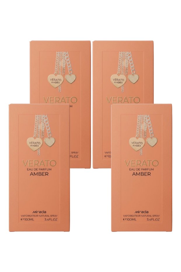 4 قطع Verato Amber عطر 100ML