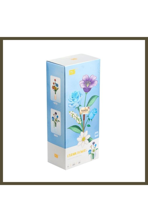 LZ4602 NessiWorld Flower Building Block Set, 488 Pieces - Vagon Life BX