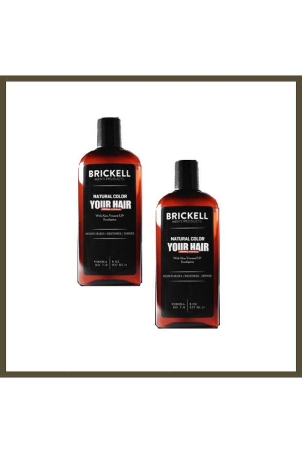 Brickell Men's Hair and Beard Gray-Covering Color-Restoring Care Shampoo 300 ml BX