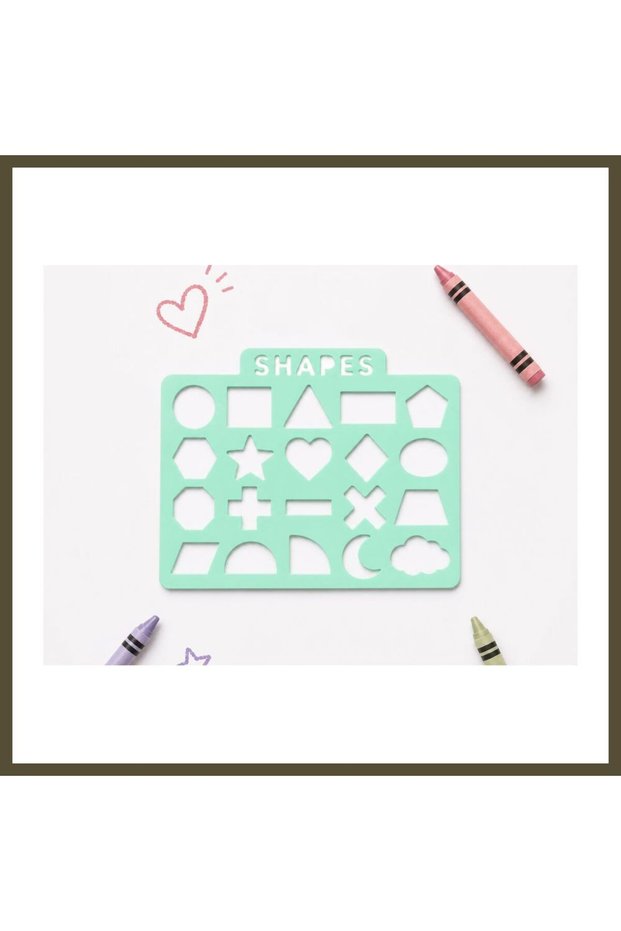 3D Printing Geometric Shapes Drawing Template - 20-Pattern Mold - Mint BX