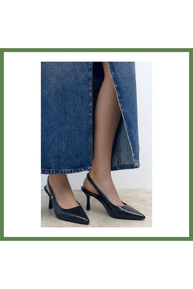 Vivienne Women's Heeled Shoes · COLOR: BLACK LEATHER · SIZE: 36 HB006