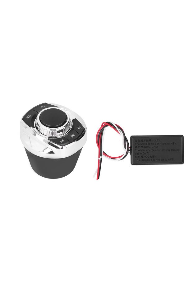 Media Steering Wheel Remote Control Cup Shape Button for Car Audio Video Navigation System, Material