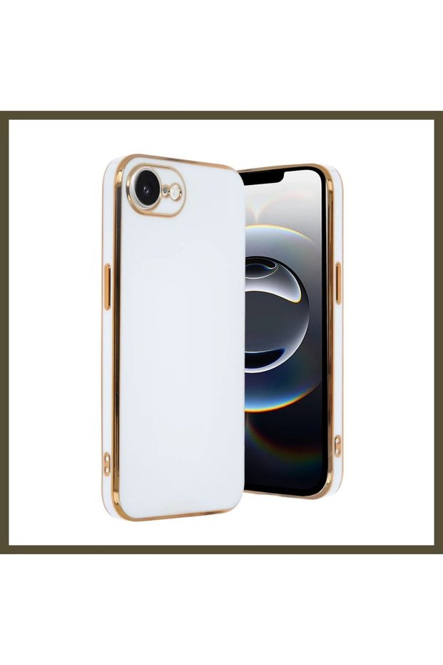 iPhone 16E Compatible Volet Silicone Case - White BX