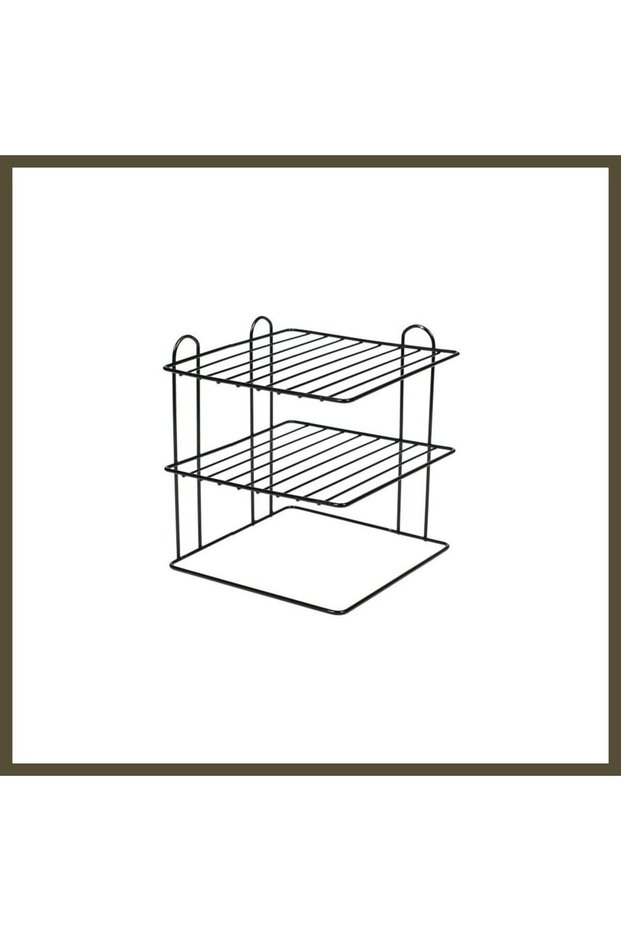 MULTI-TIERED CABINET SHELF ORGANIZER, 1 Piece BX