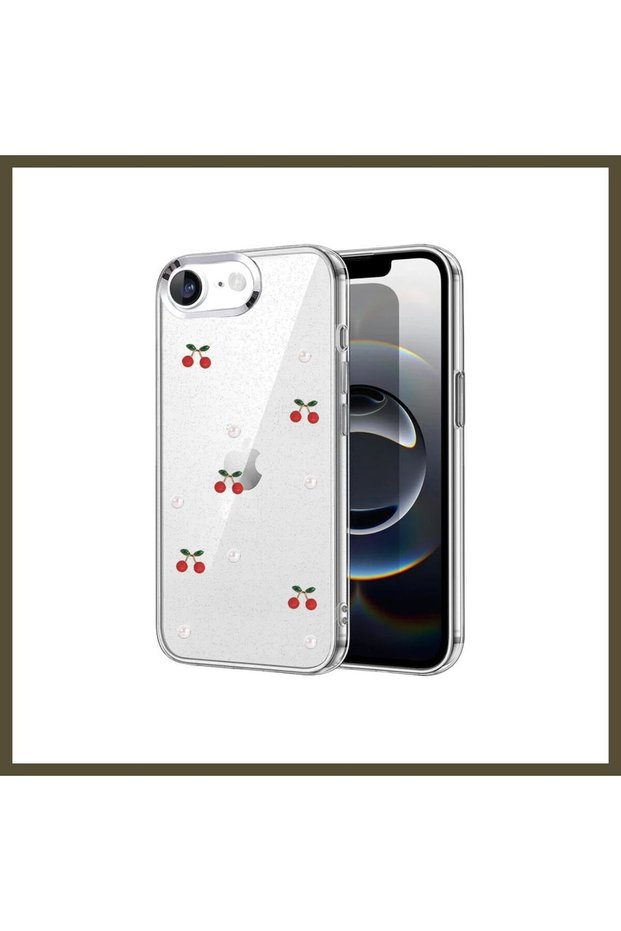 غطاء لهاتف iPhone 16E بتصميم مزين بالفيونكة - التصميم رقم 9 BX.