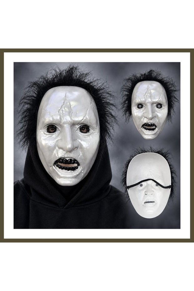 Black-Haired Michael Myers Plastic Character Mask BX