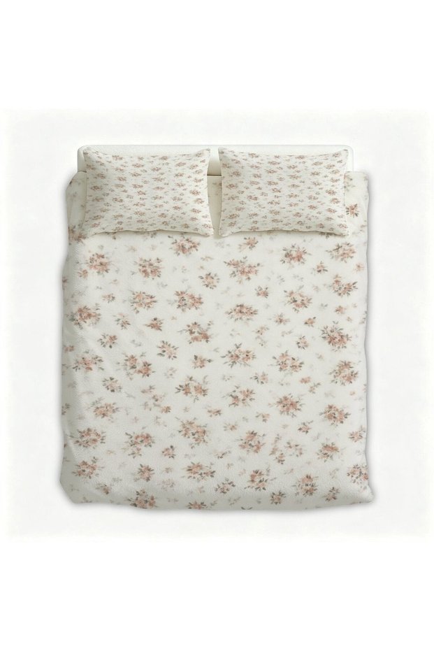 Warm Soft Boho Flannel 3PCS Bed Set, Easy Care Machine Wash Bedding