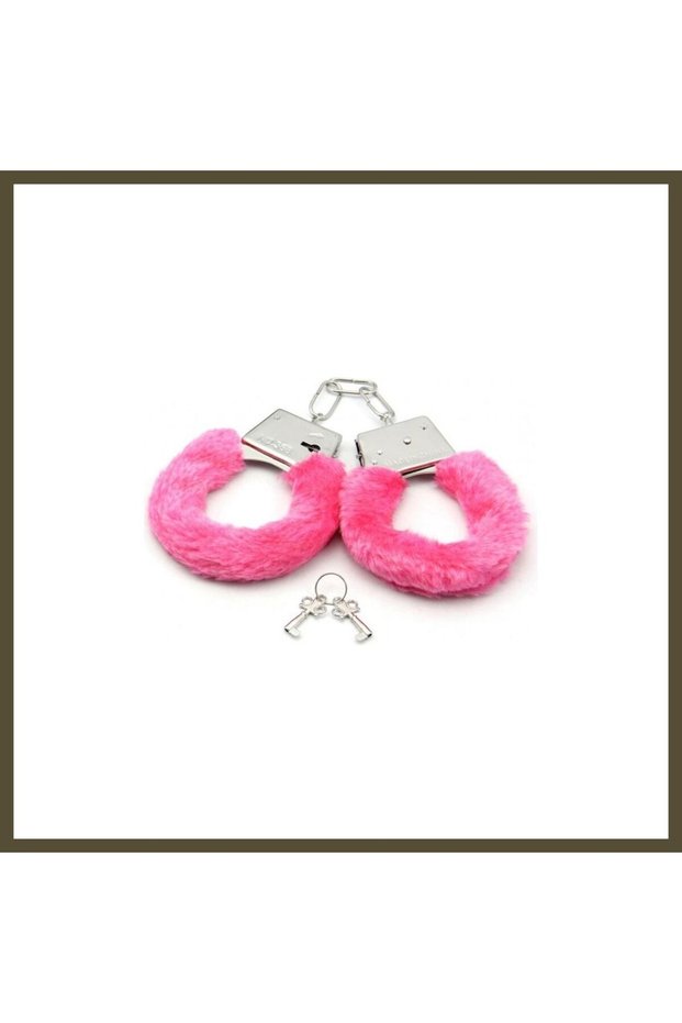 Pembe Peluş Kelepçe- BX