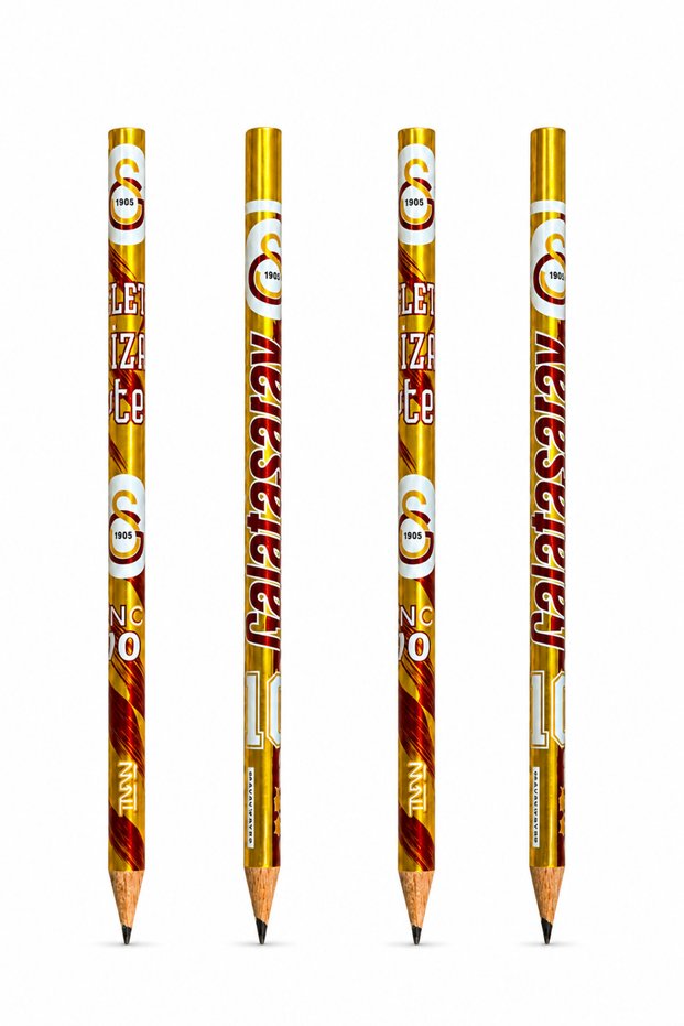 Licensed 4-Piece Pencil Set, Patterned Pencils, School Stationery Fan Set, GS Design