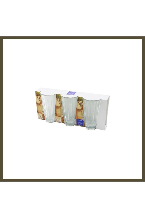 P.BAHCE 520025 NESSIE 3-Piece Beverage Glass Set BX