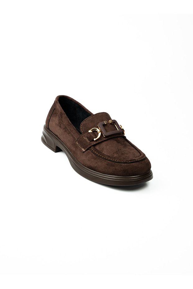 015 Brown Suede Casual Women's Shoes