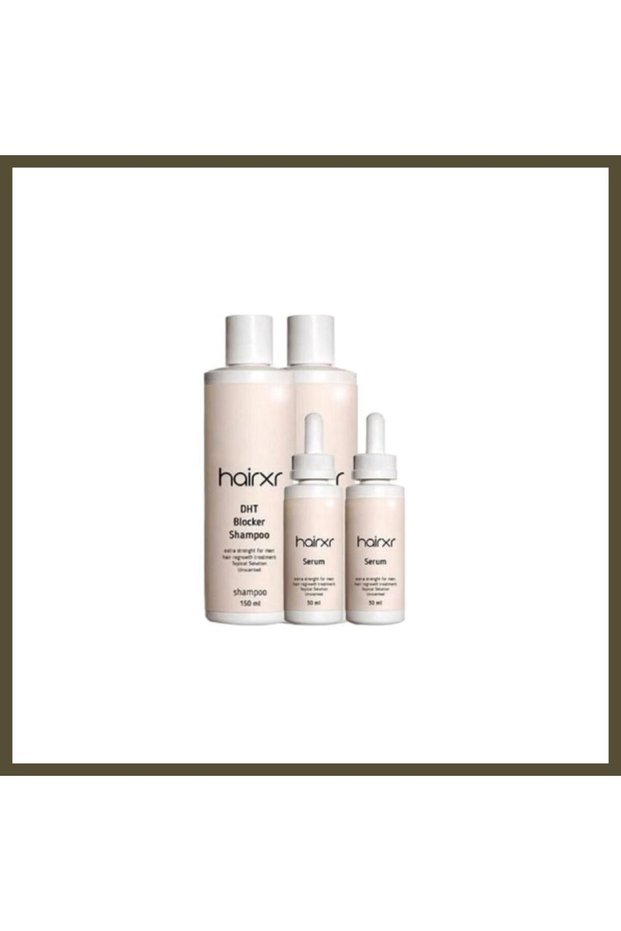 Hairx Hair-Lengthening Nourishing Shampoo 150 ml, Hair-Strengthening Serum 30 ml (2 each) BX