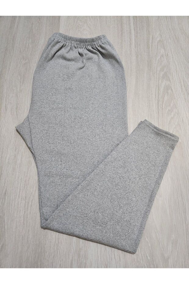 Winter-Weight Brushed Inside Chardonnay-Print Mom Leggings